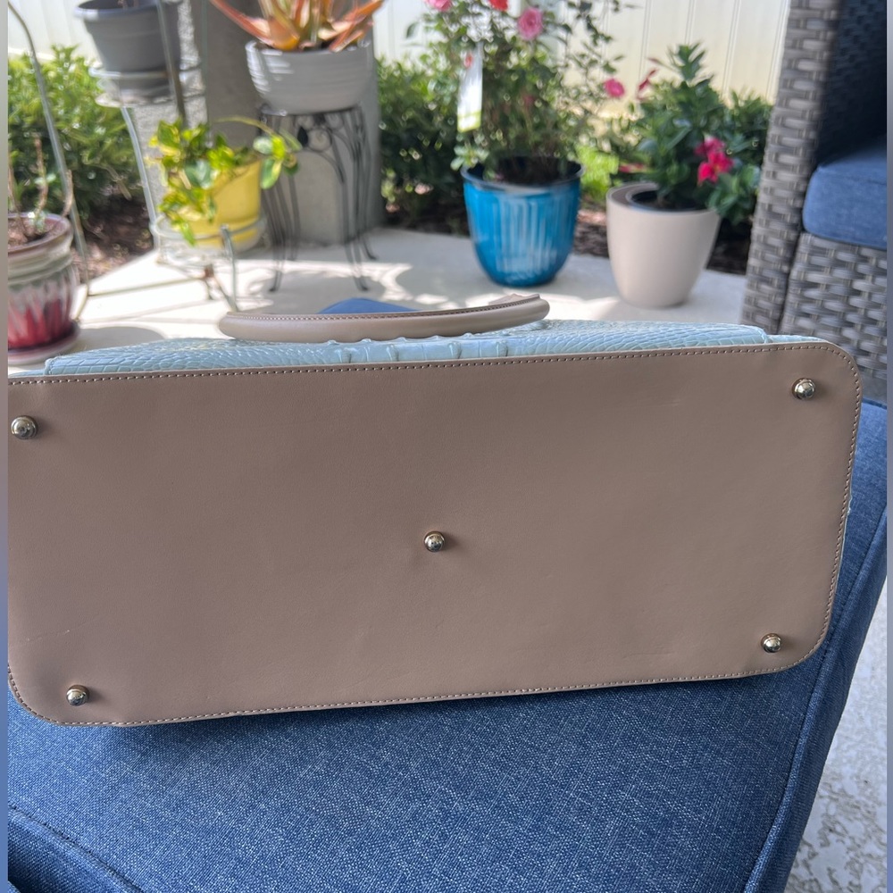Mint Green Brahmin Satchel - BRAND NEW w/ tags - Picture 5 of 7